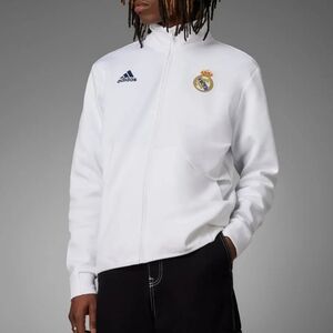 ADIDAS Real Madrid Anthem Jacket White Soccer Football 2023 Men's XL